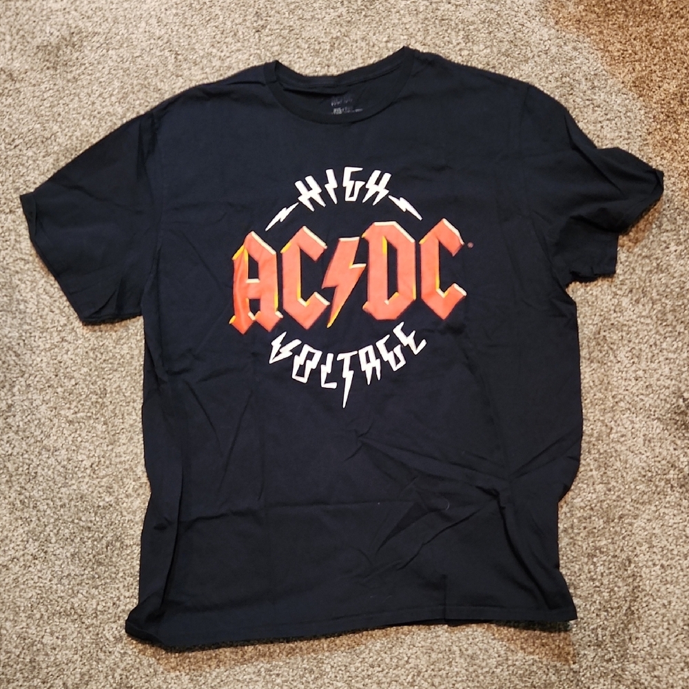 AC/DC Black Graphic Tee